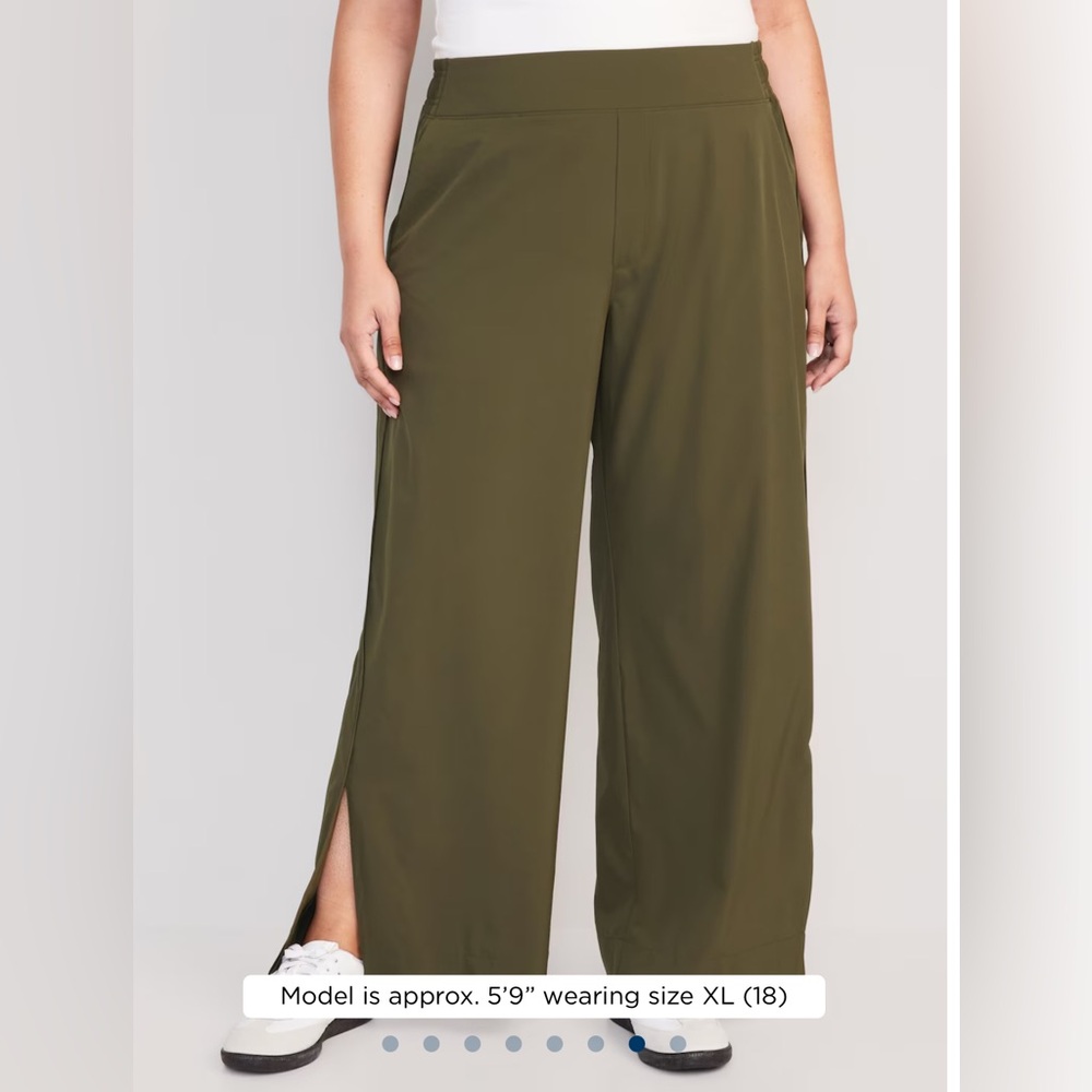 Old navy 2x stretch tech olive green pants